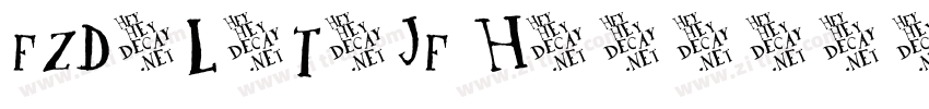 FZDaLiTiJF Heavy字体转换